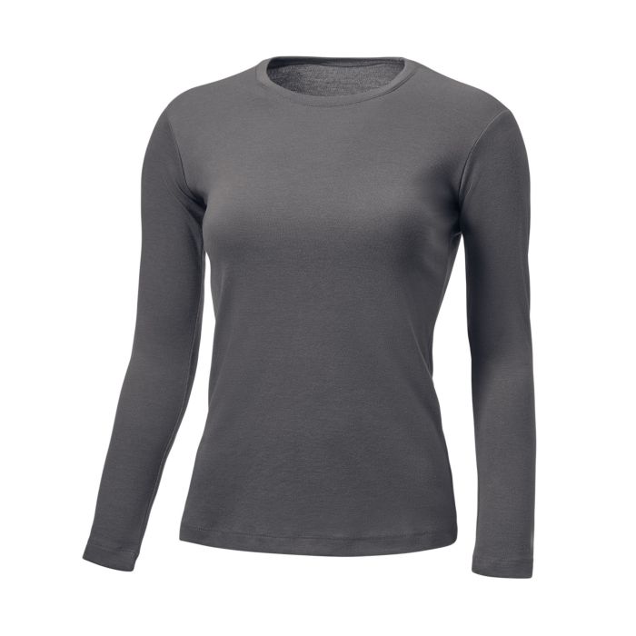 Langarm-Thermoshirt für Damen, anthrazit, XL von HTA