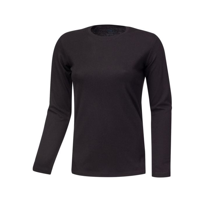 Langarm-Thermoshirt für Damen, schwarz von HTA