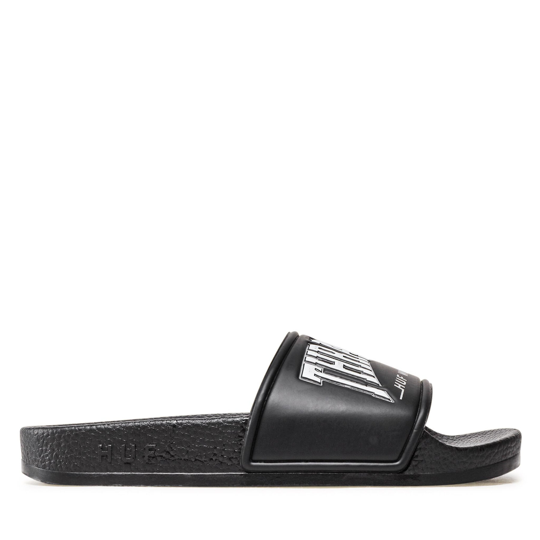 Pantoletten HUF Huf X Thrasher Slide CP00105 Black von HUF