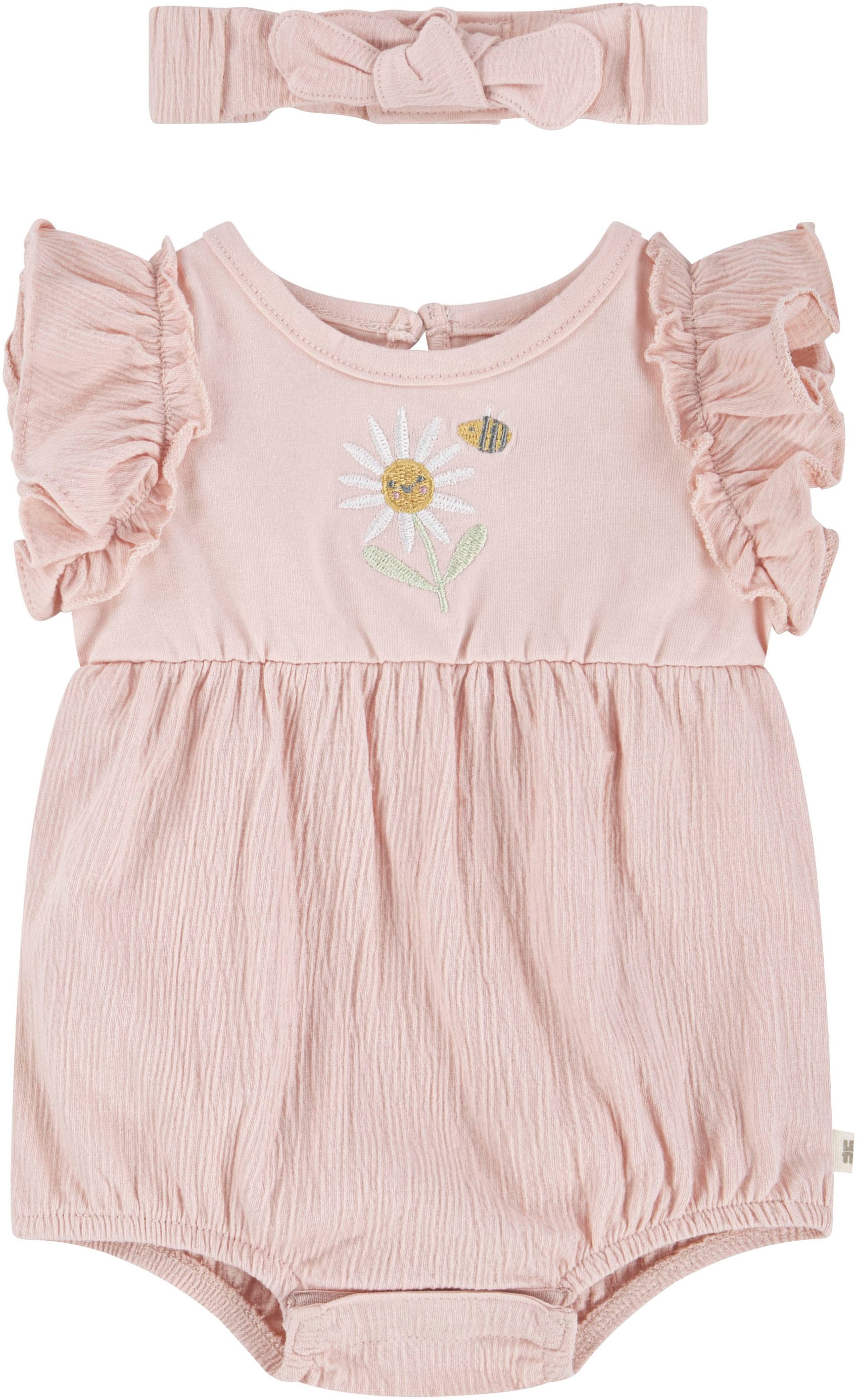 HUGGIES babywear Neugeborenen-Geschenkset, Strampler mit passendem Haarband, for GIRLS HUGGIES babywear Neugeborenen-Geschenkset, Strampler mit passendem Haarband, for GIRLS von HUGGIES babywear