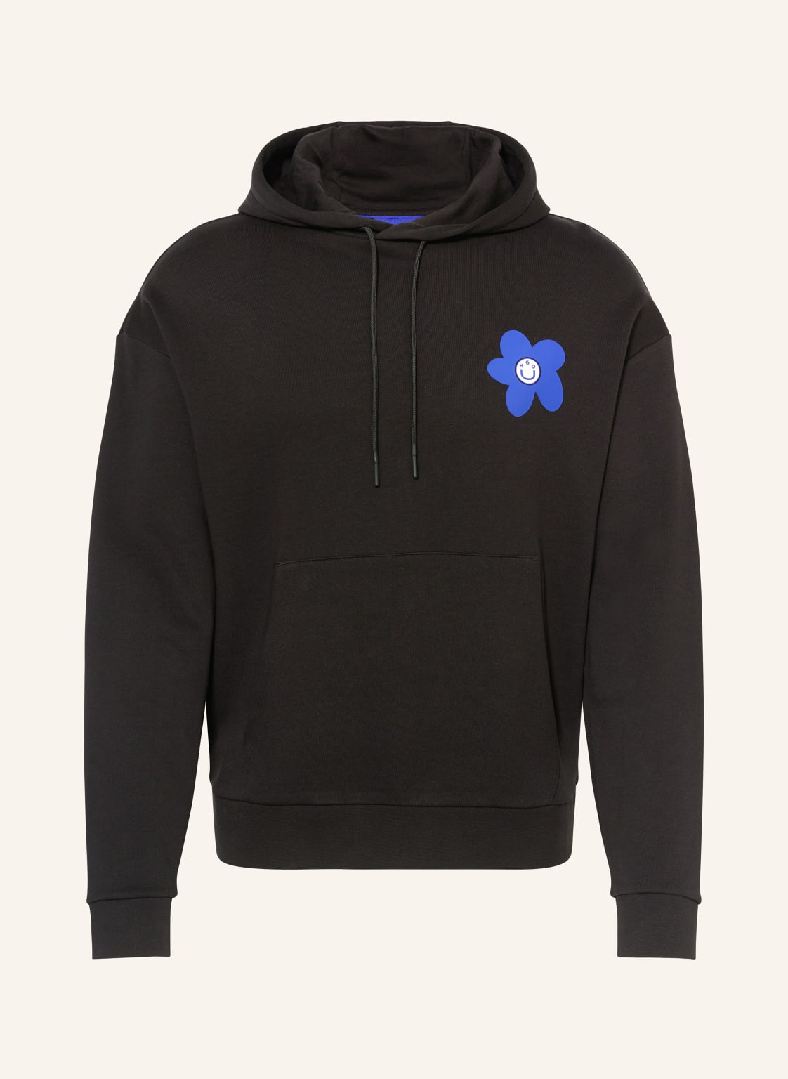 Hugo Blue Hoodie Nolumbine schwarz von HUGO BLUE