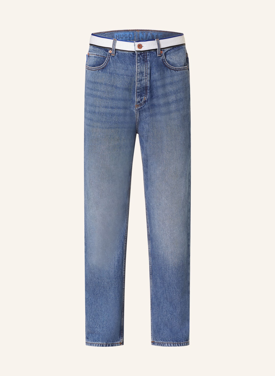 Hugo Blue Jeans Nate Regular Fit blau von HUGO BLUE