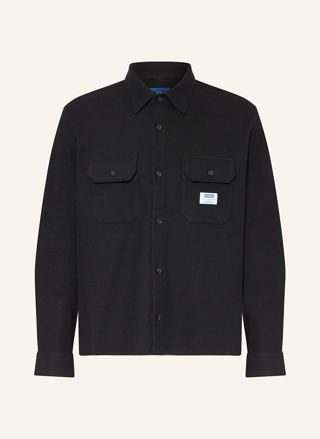 Hugo Blue Overshirt Ekynone schwarz von HUGO BLUE