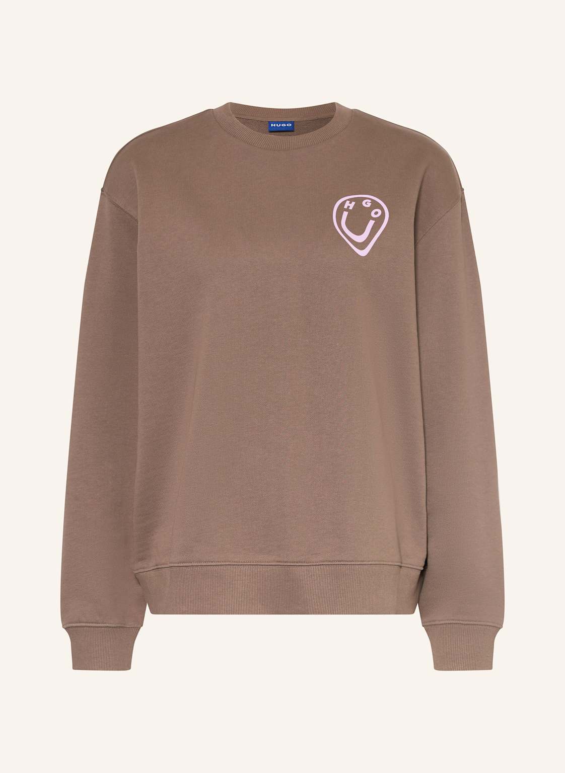 Hugo Blue Oversized-Sweatshirt Crew braun Hugo Blue Oversized-Sweatshirt Crew braun von HUGO BLUE