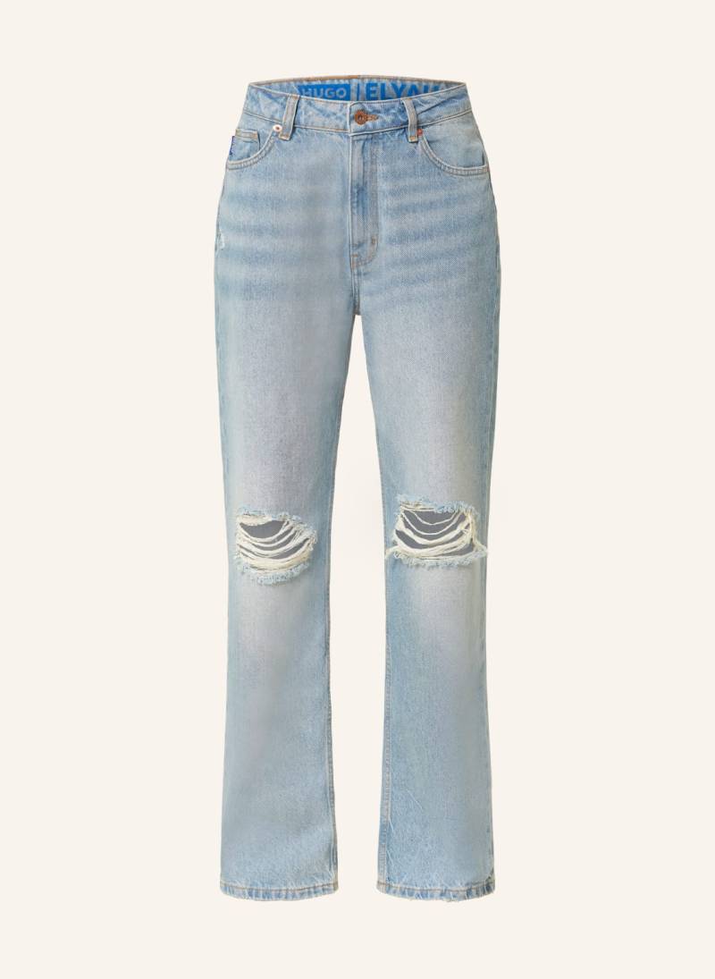 Hugo Blue Straight Jeans Elyah blau von HUGO BLUE