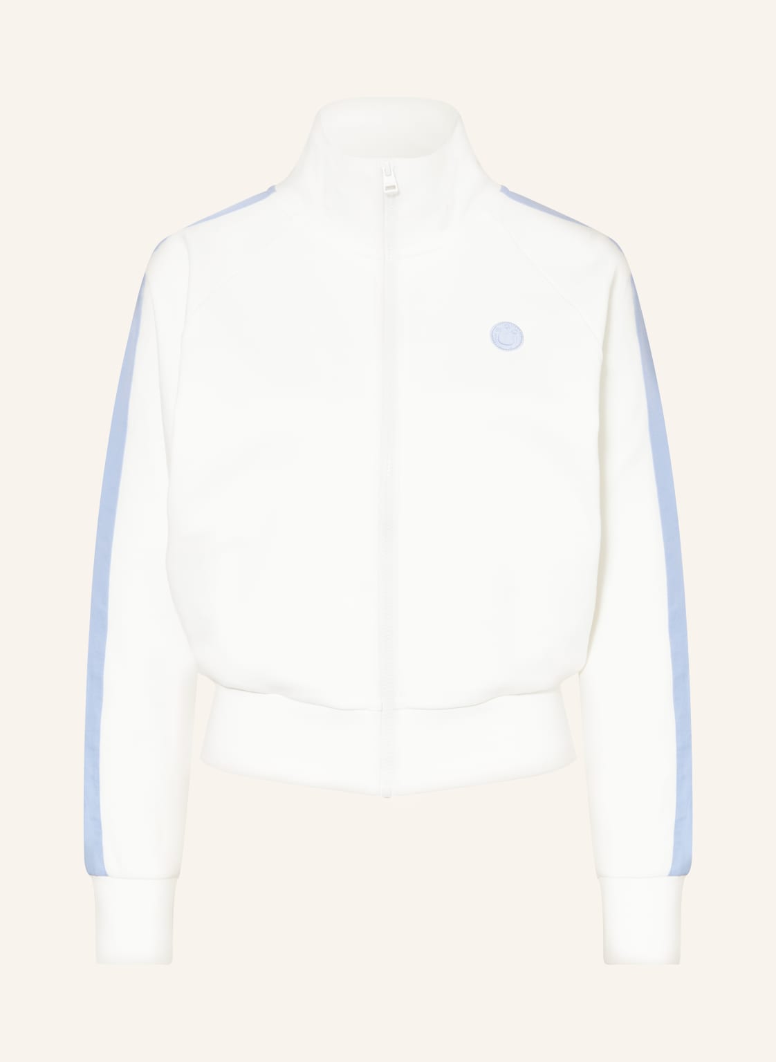 Hugo Blue Sweatjacke Demilie Mit Galonstreifen weiss von HUGO BLUE
