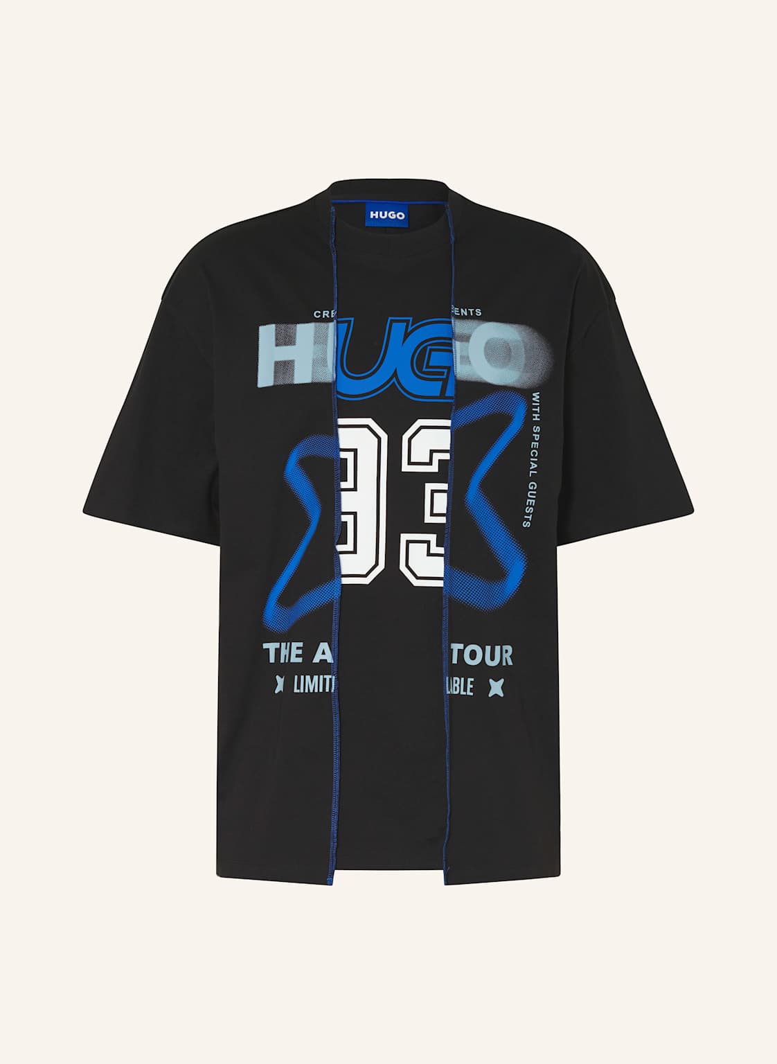 Hugo Blue T-Shirt Nesitis schwarz Hugo Blue T-Shirt Nesitis schwarz von HUGO BLUE