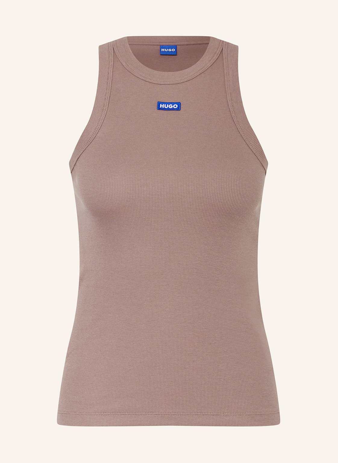 Hugo Blue Top Easy Tank braun von HUGO BLUE