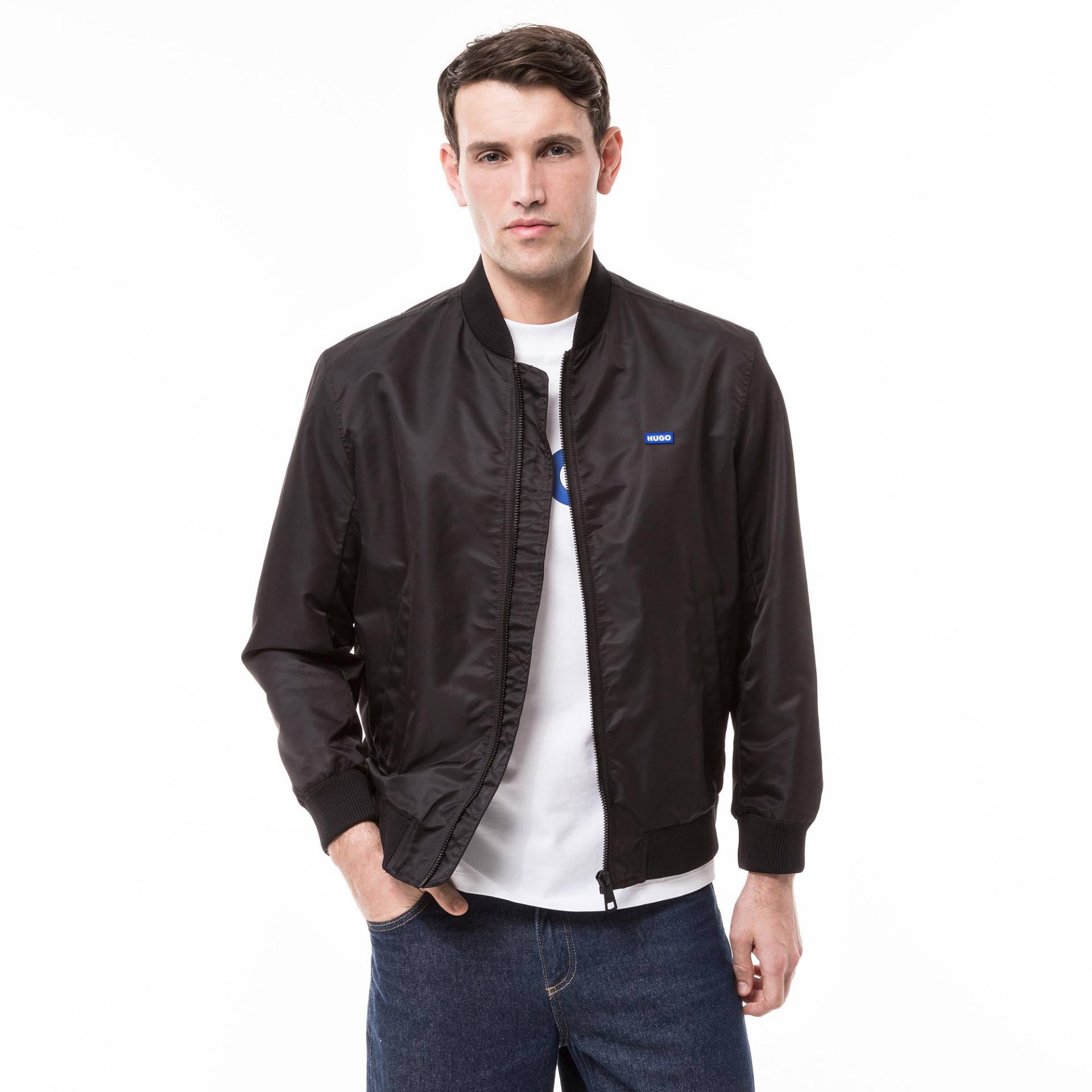 Jacke Herren Black L von HUGO BLUE