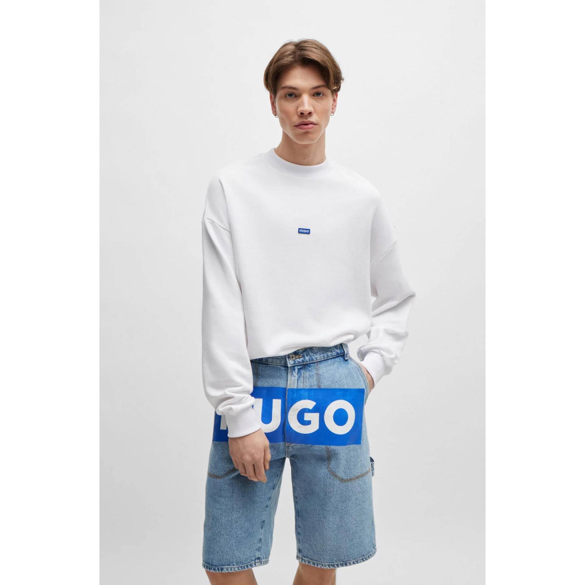 Sweatshirt Herren Weiss S von HUGO BLUE