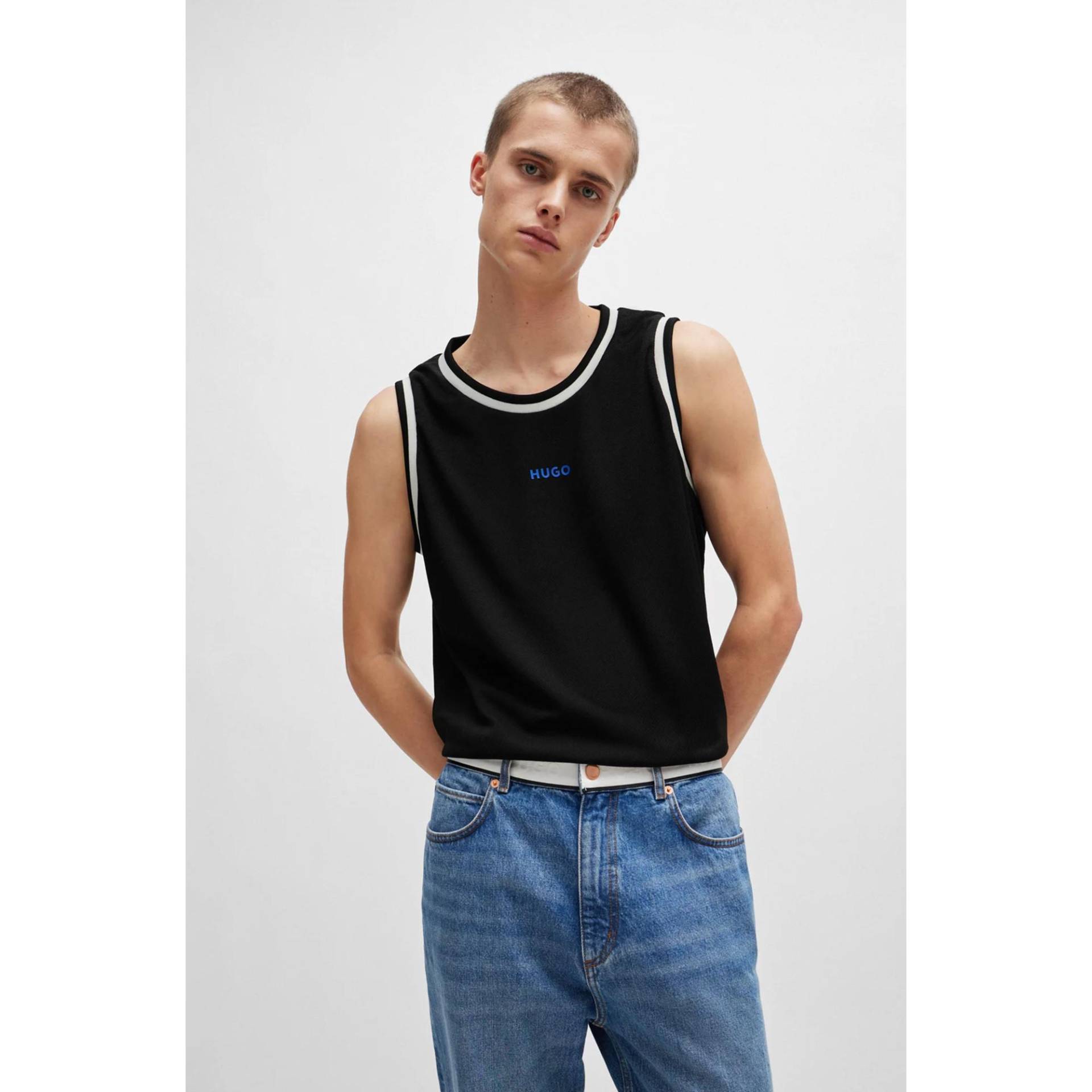 Tank Top Herren Black M von HUGO BLUE