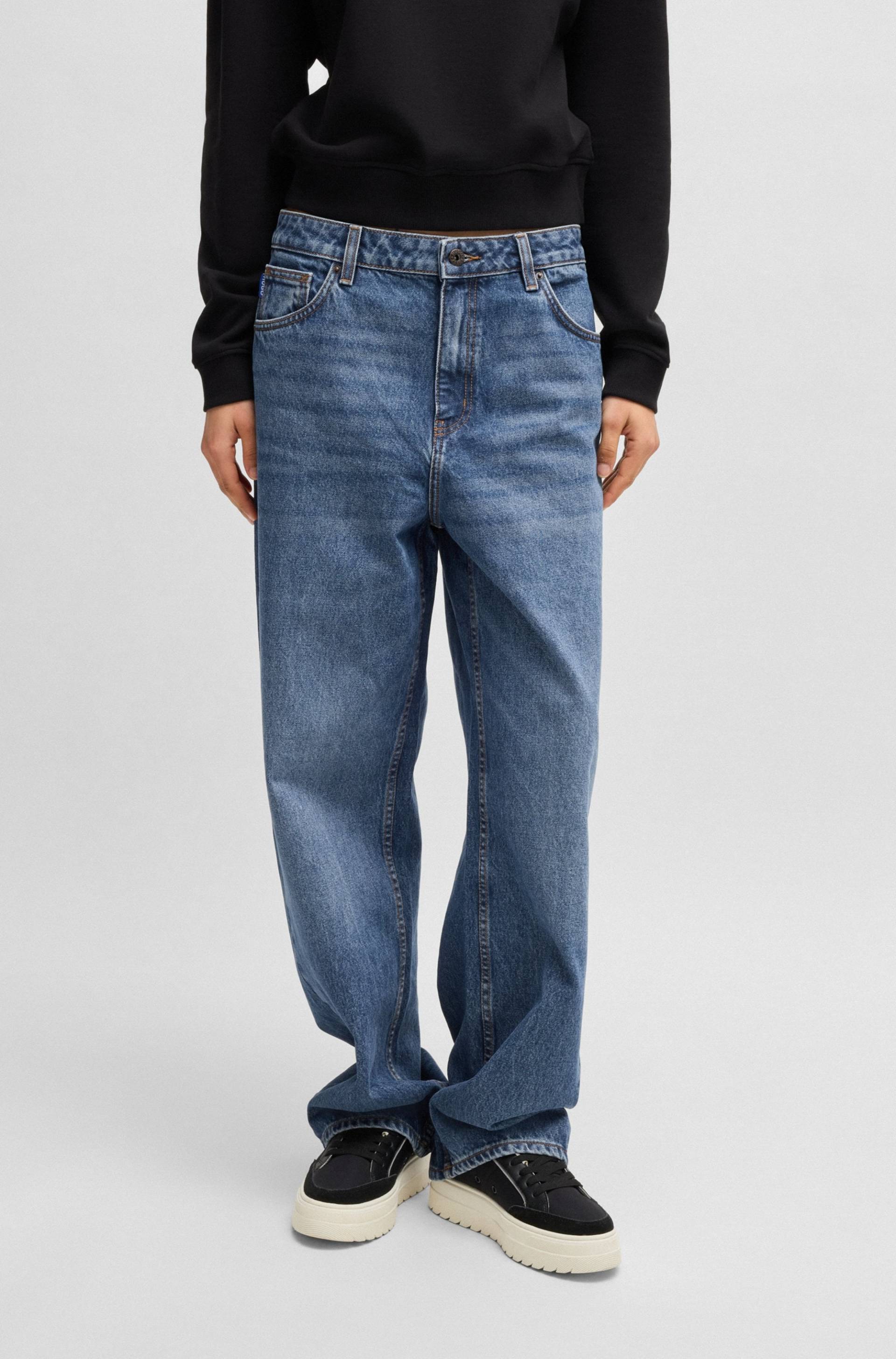 HUGO Blue 5-Pocket-Jeans »Leni«, Relaxed Fit mit niedriger Leibhöhe HUGO Blue 5-Pocket-Jeans »Leni«, Relaxed Fit mit niedriger Leibhöhe von HUGO Blue