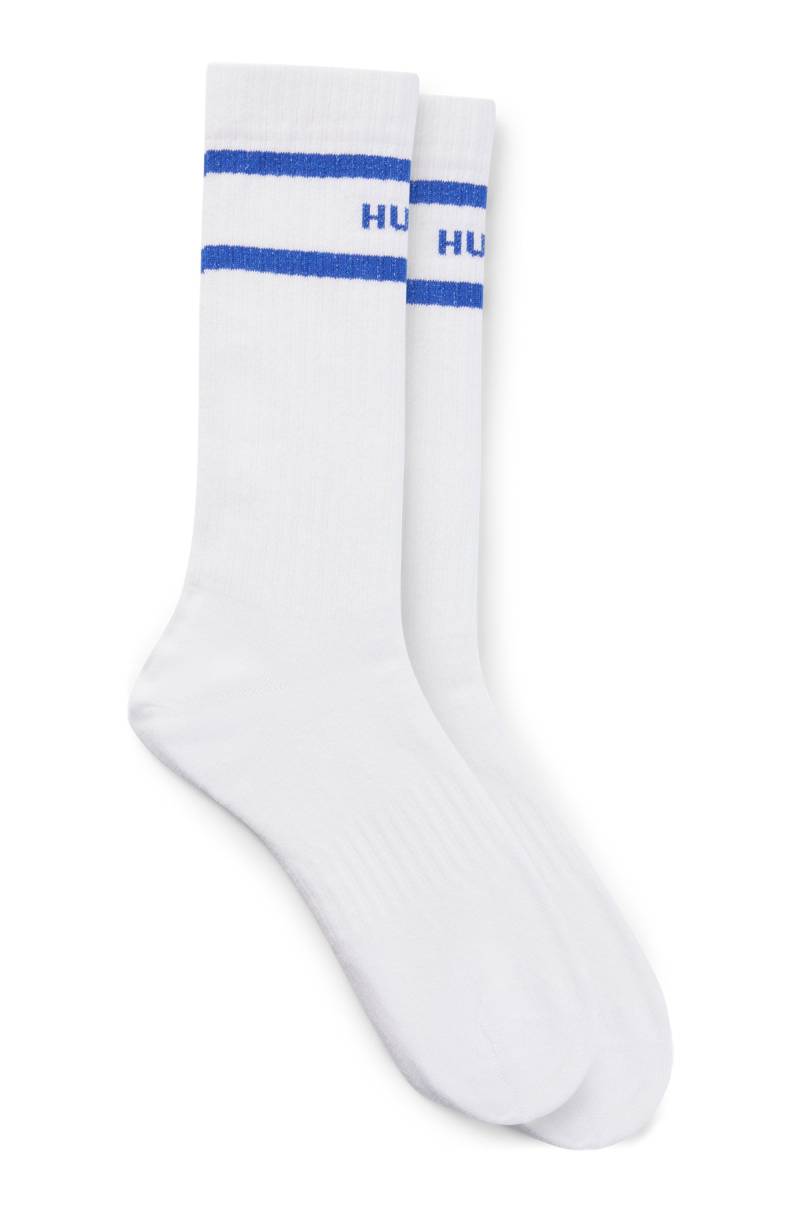 HUGO Blue Freizeitsocken »2P SK BLUE STRIPE CC«, (2 Paar), Unisex Sportsocken High von HUGO Blue