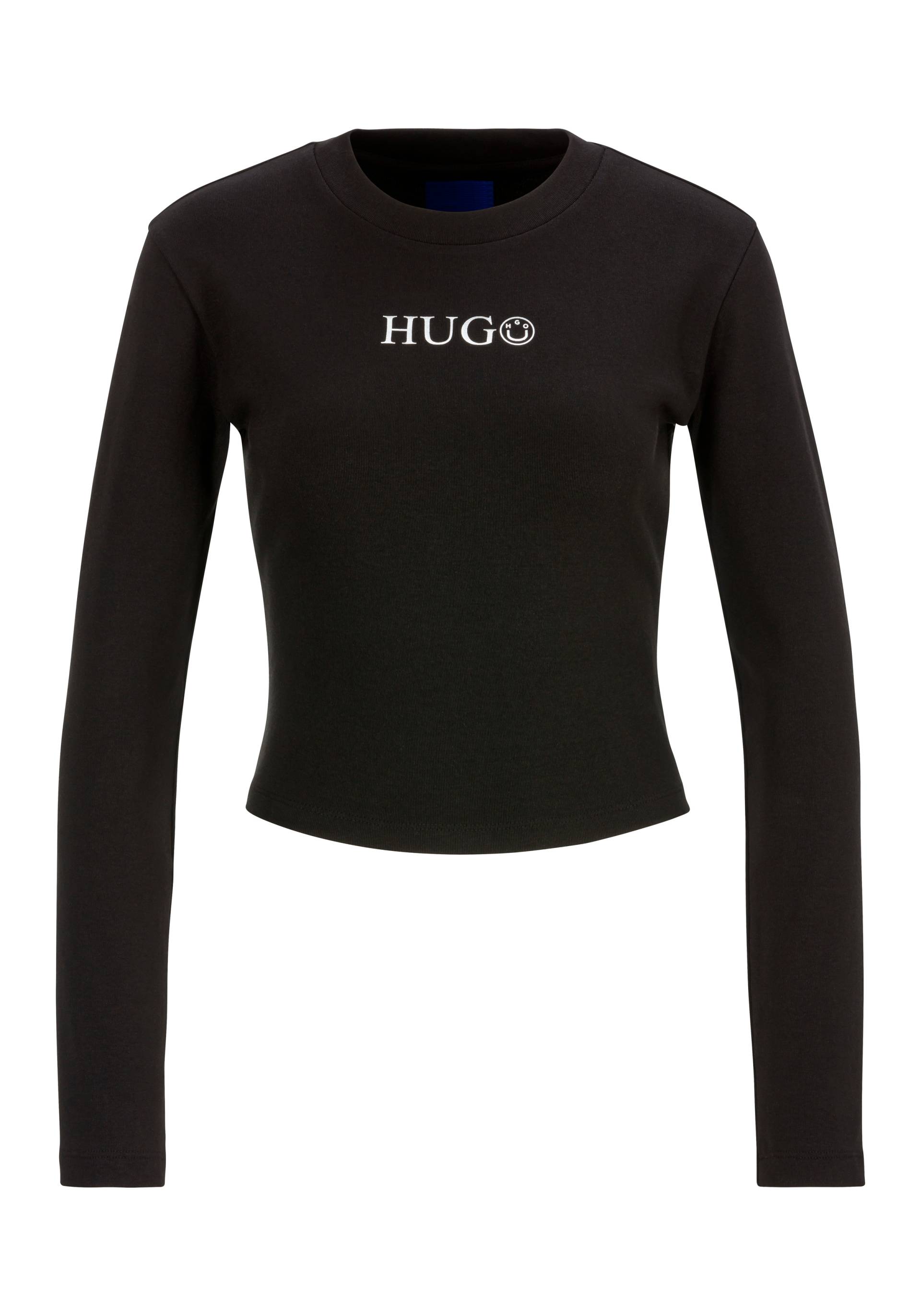 HUGO Blue Langarmshirt »Della_B«, mit Rundhalsausschnitt HUGO Blue Langarmshirt »Della_B«, mit Rundhalsausschnitt von HUGO Blue