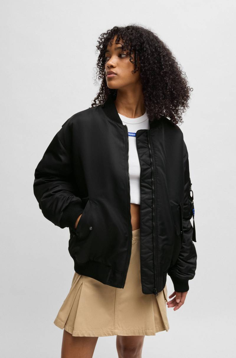 HUGO Blue Bomberjacke »Falorri«, in Moiré Optik von HUGO Blue