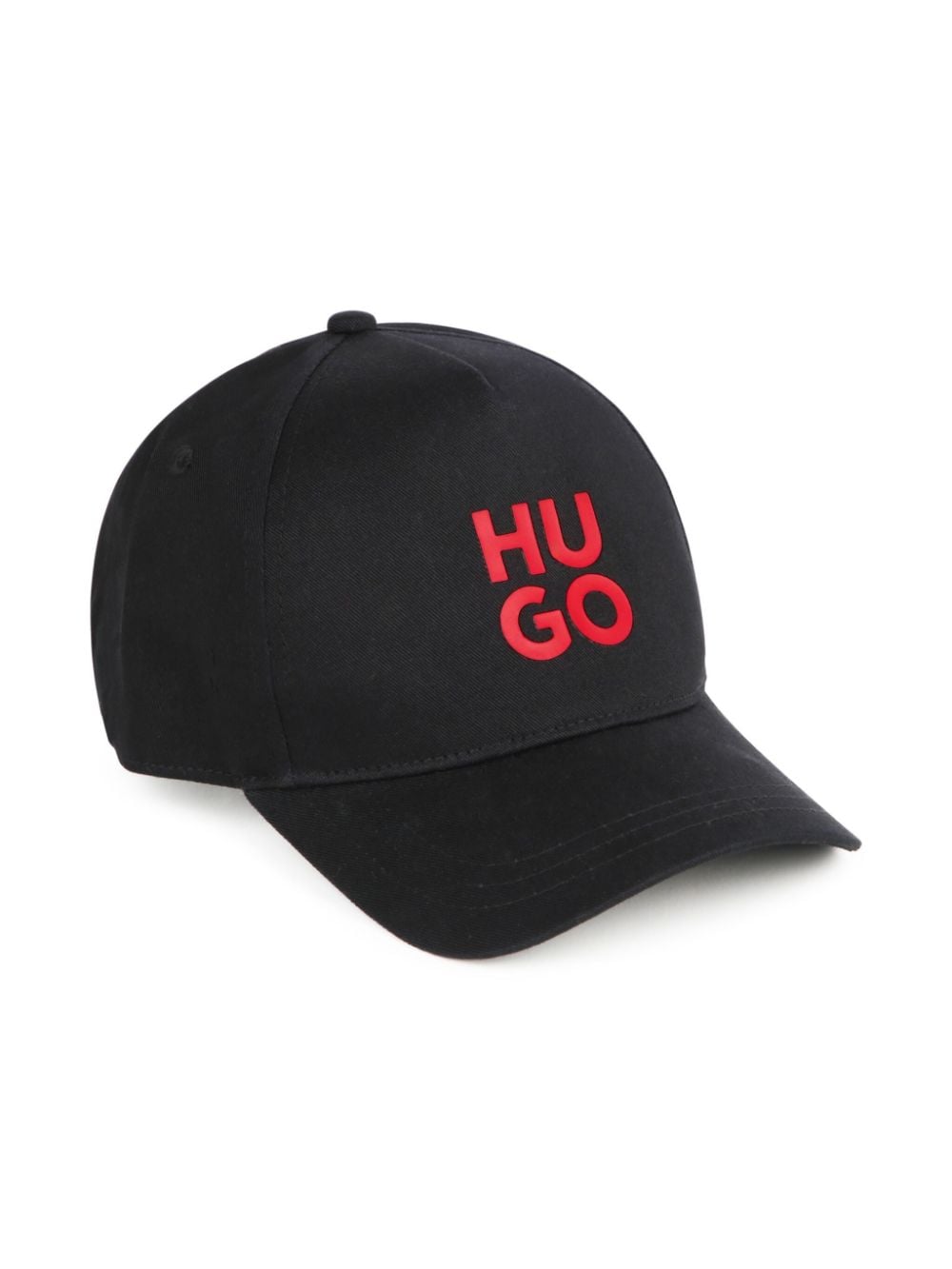 HUGO KIDS logo-embossed cotton cap - Black von HUGO KIDS