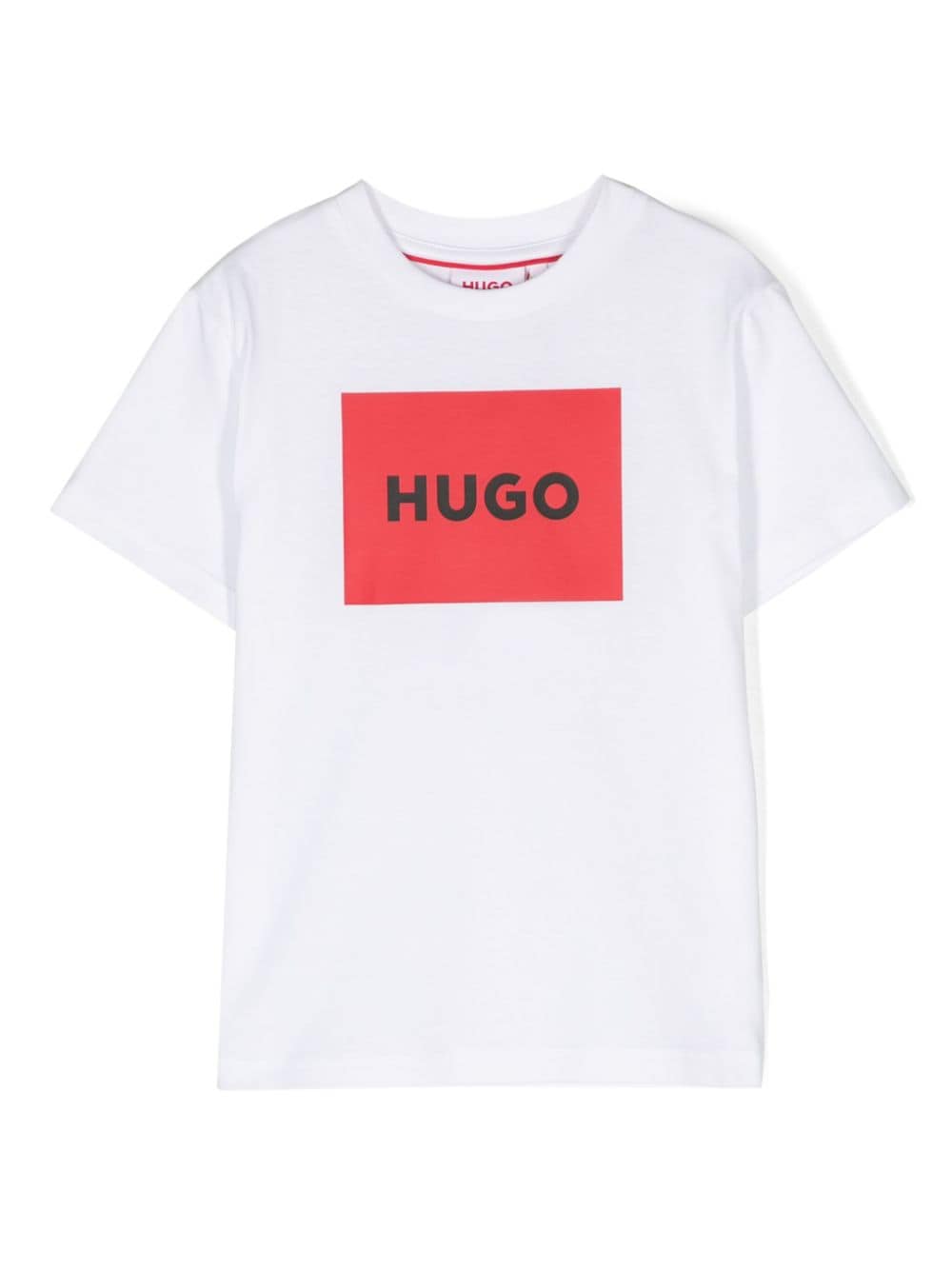 HUGO KIDS logo-print cotton T-shirt - White von HUGO KIDS