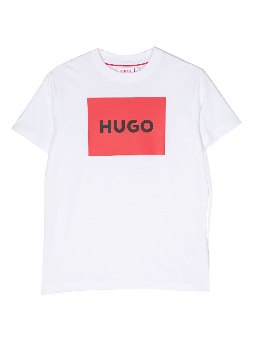 HUGO KIDS logo-print crew-neck T-shirt - White von HUGO KIDS