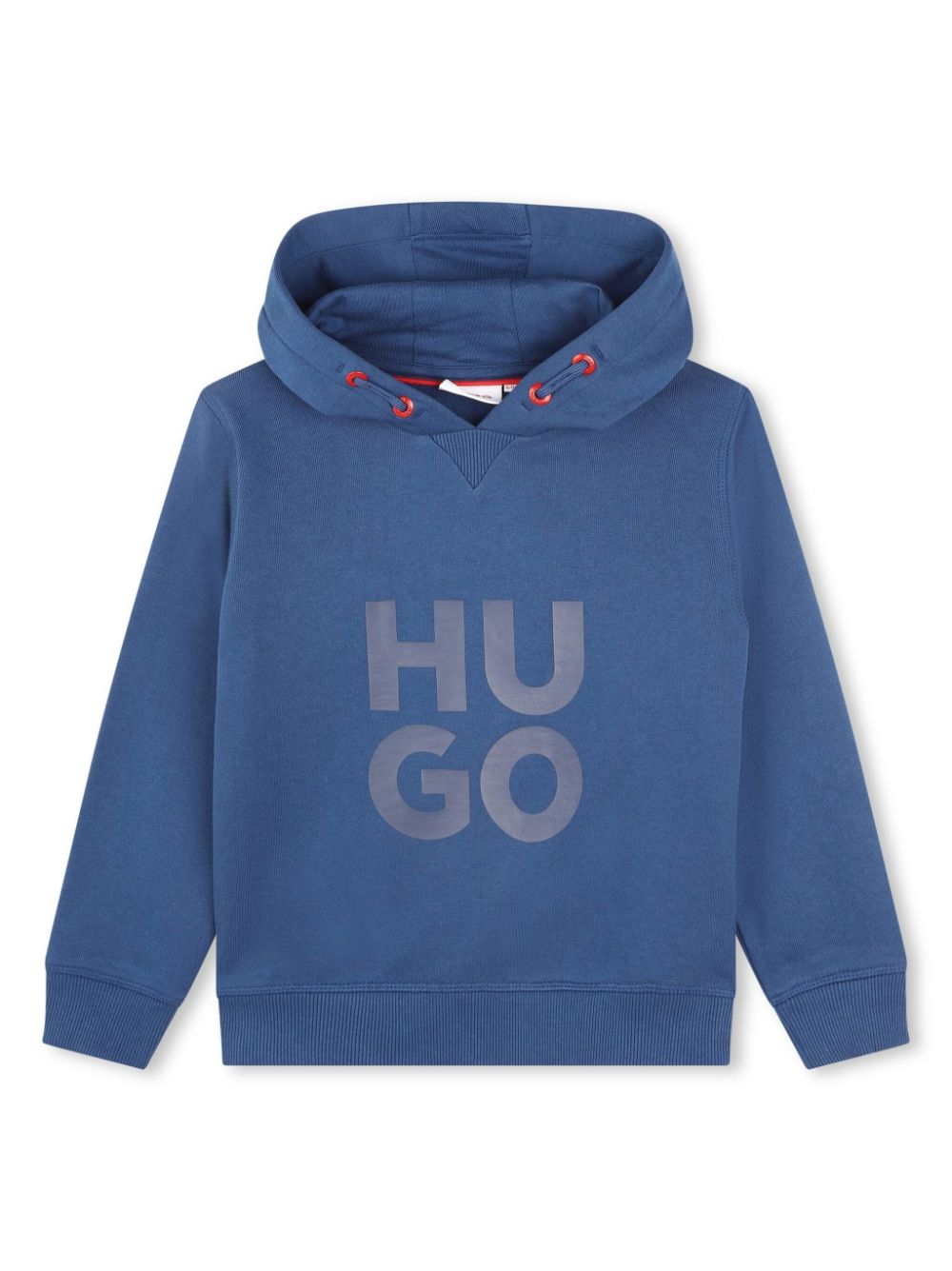 HUGO KIDS logo-print hoodie - Blue von HUGO KIDS