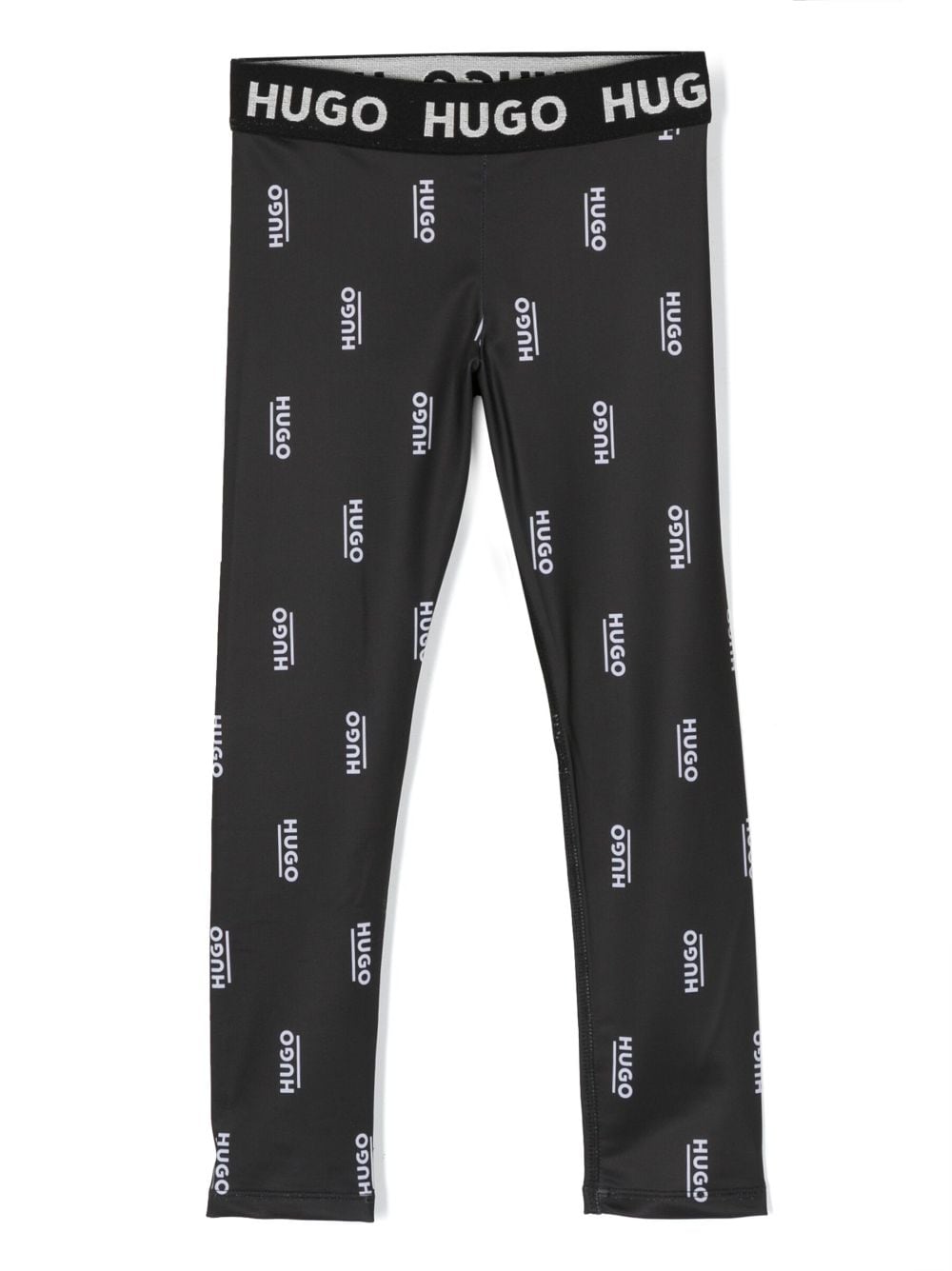 HUGO KIDS logo-print leggings - Black von HUGO KIDS