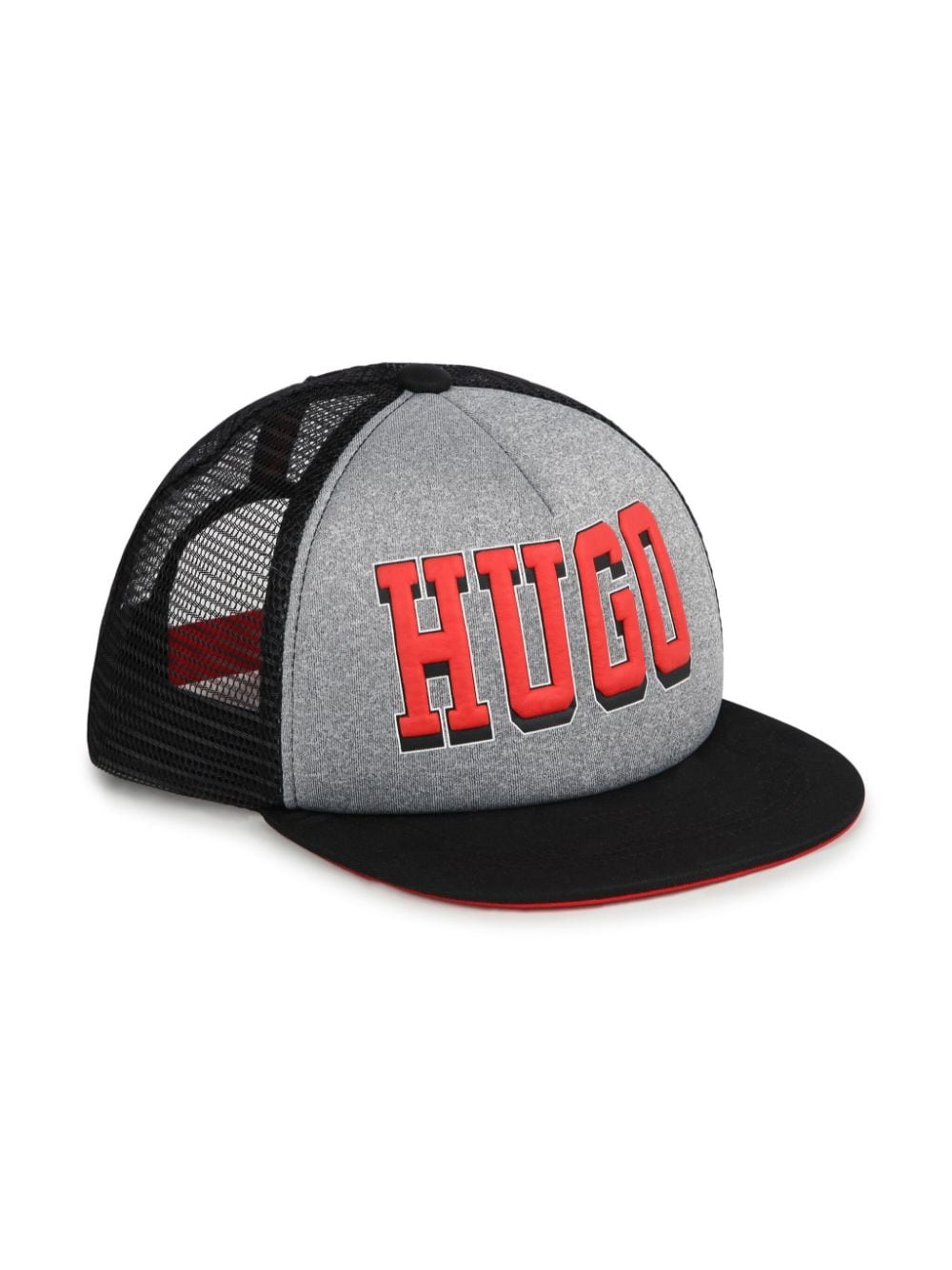 HUGO KIDS logo-print panelled cap - Black von HUGO KIDS