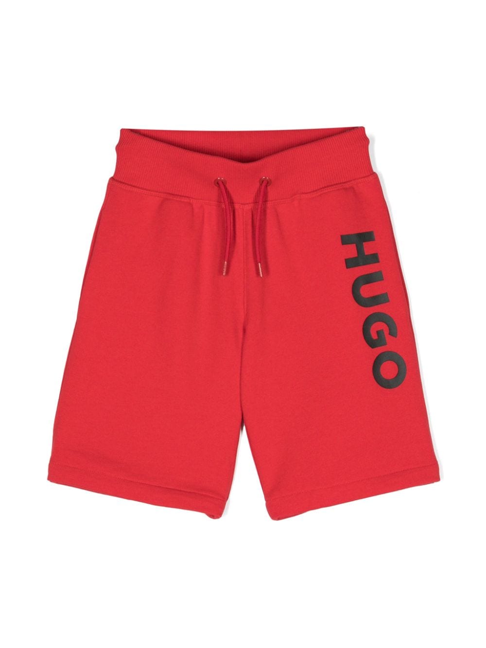 HUGO KIDS logo-print track shorts - Red von HUGO KIDS