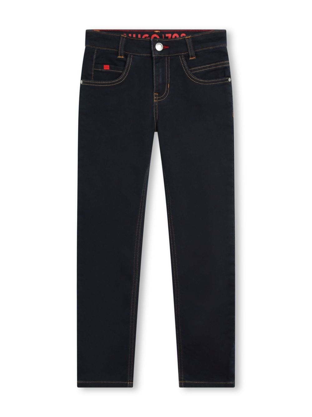 HUGO KIDS mid-rise straight-leg jeans - Blue von HUGO KIDS