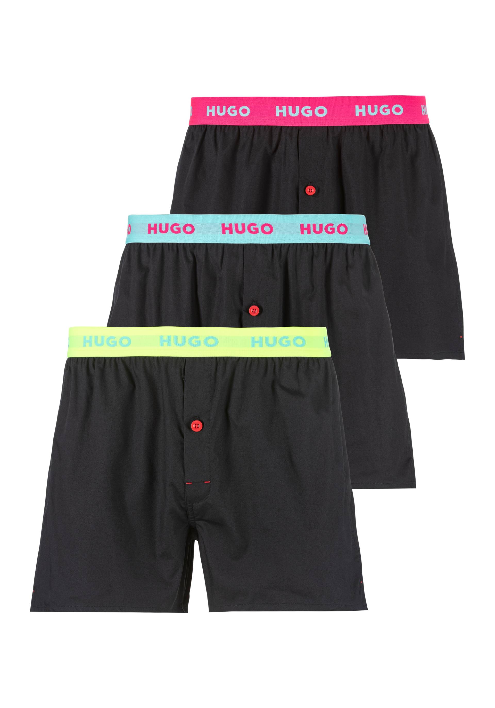 HUGO Underwear Boxershorts »WOVEN BOXER TRIPLET«, (Packung, 3 St., 3er) von HUGO Underwear