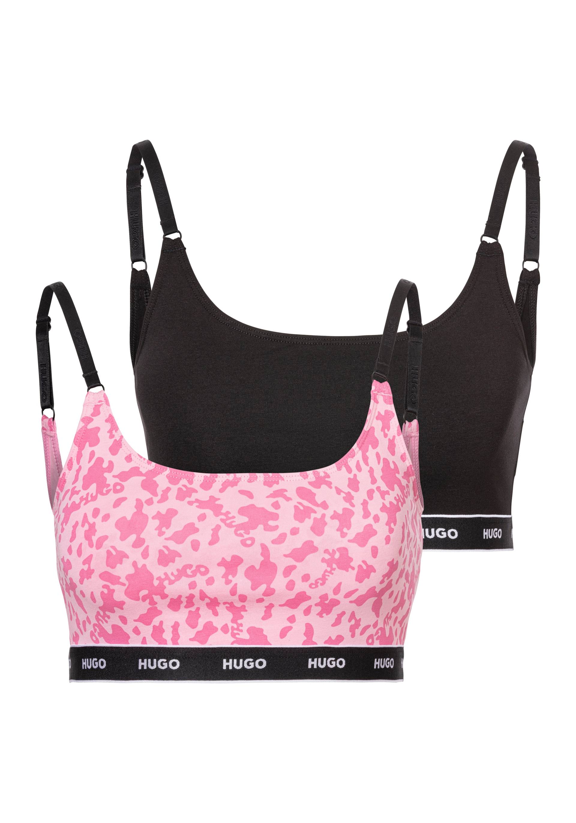 HUGO Underwear Bralette-BH »TWIN BRALETTE DESIGN«, (Packung, 2 tlg.), mit HUGO Logo auf dem Bund von HUGO Underwear