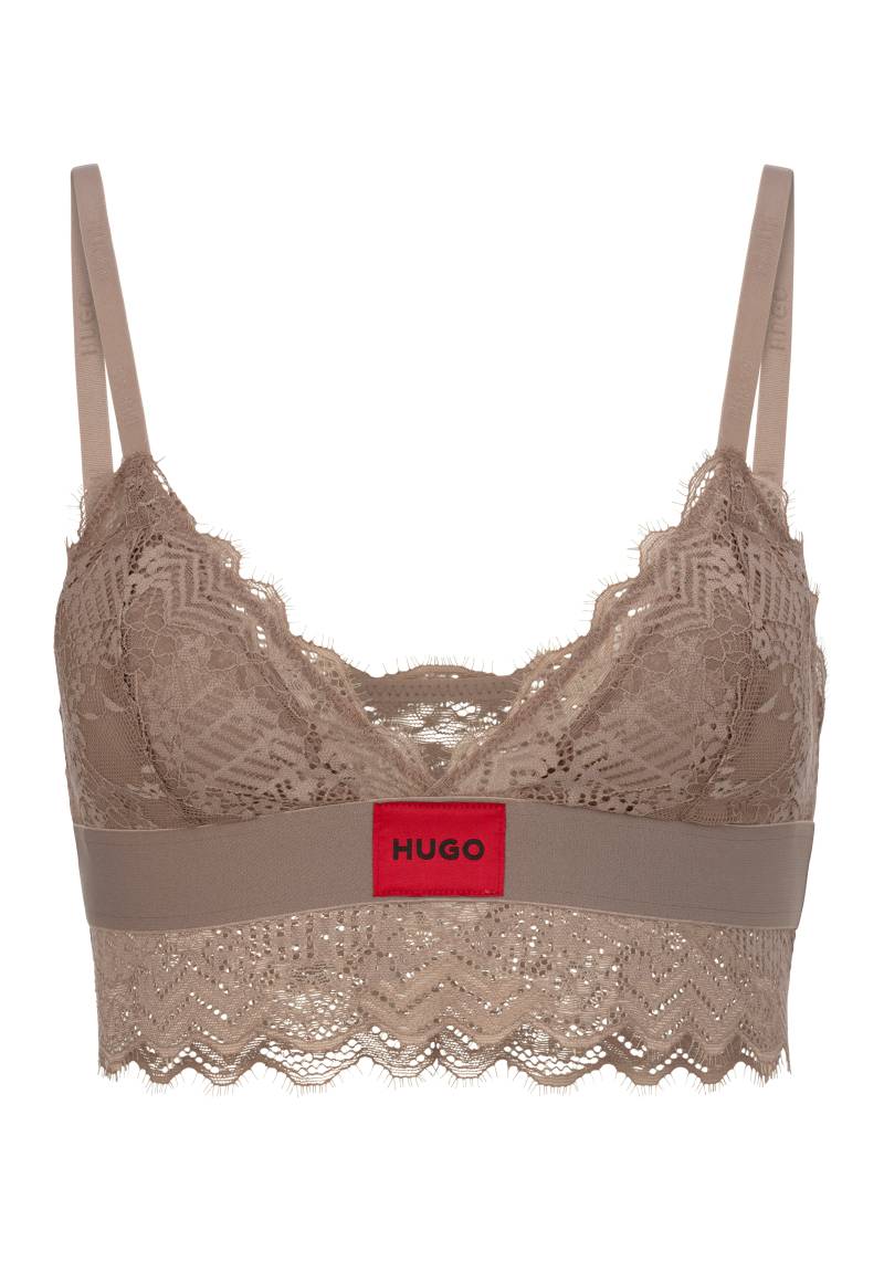 HUGO Underwear Bügelloser BH »TRIANGLE RL LACE«, mit Hugo-Label am Bund von HUGO Underwear