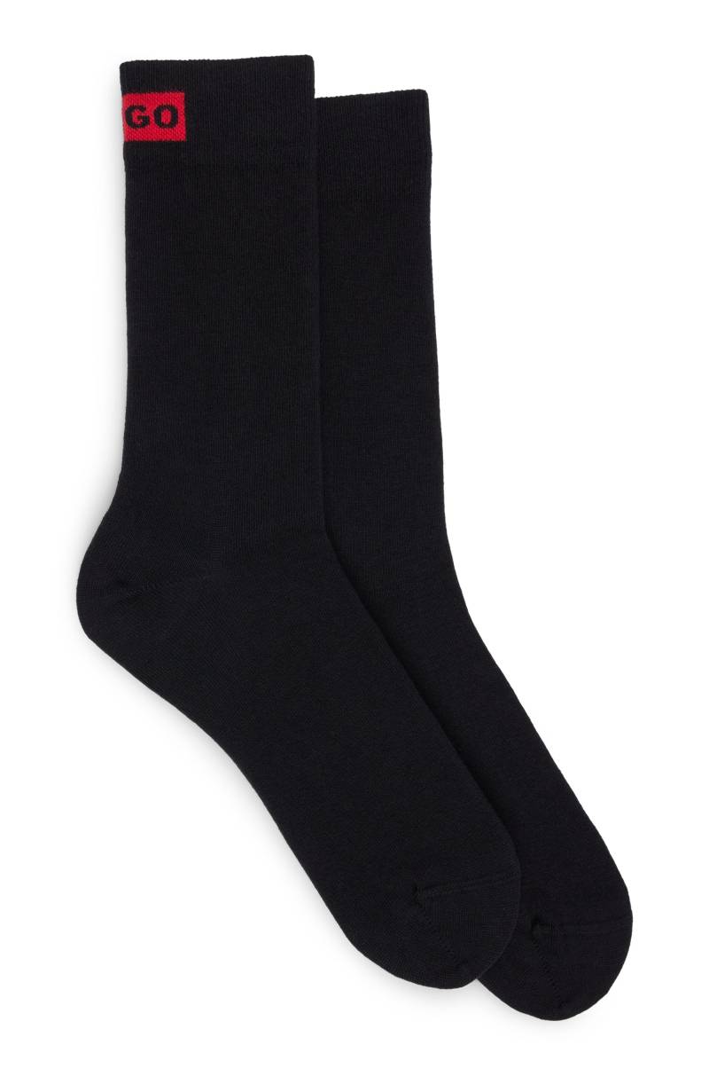 HUGO Underwear Businesssocken »2P RS LABEL CC W«, (Packung, 2 Paar, 2er), mit eingesticktem Markenlabel von HUGO Underwear