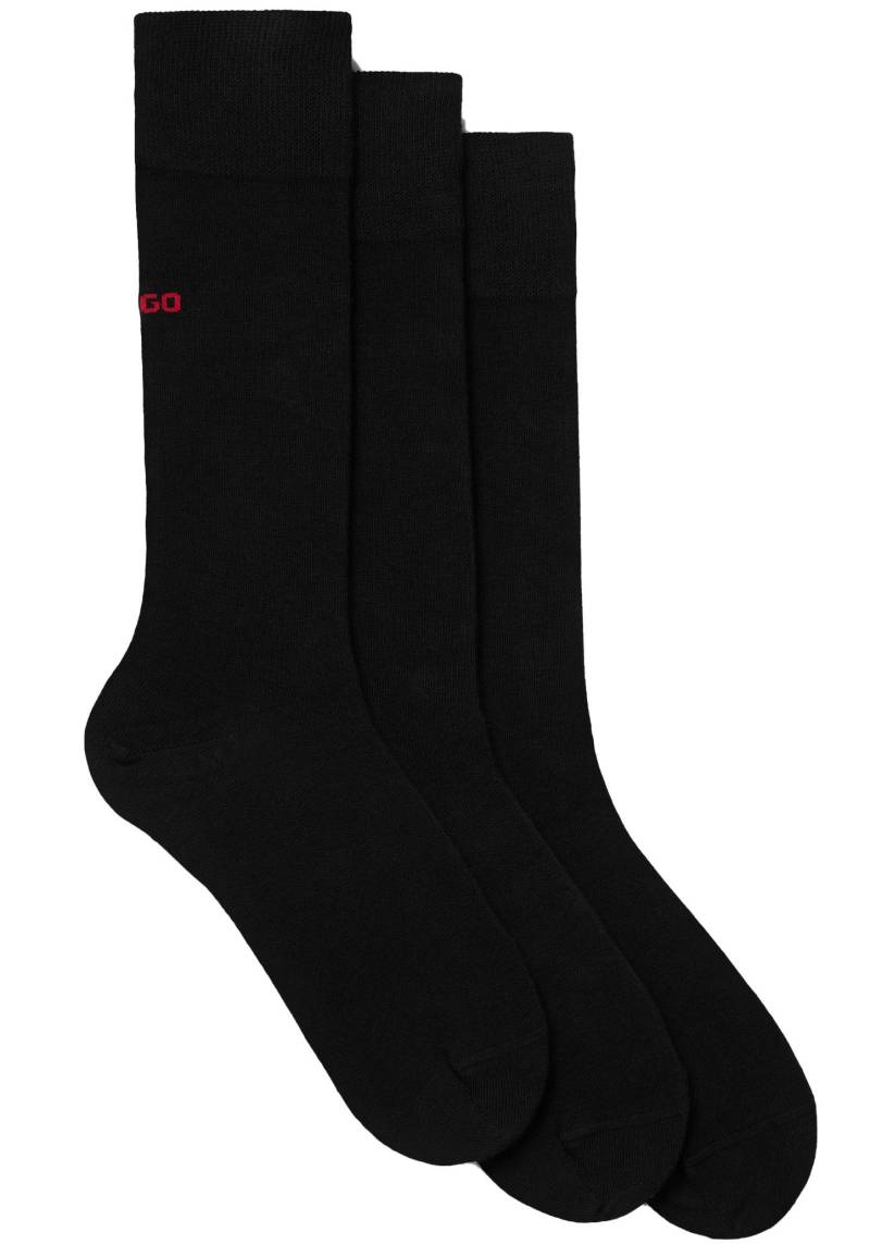 HUGO Underwear Businesssocken »3P RS UNI CC«, (Packung, 3 Paar, 3er Pack), mit kontrastfarbenen HUGO Logo-Schriftzug von HUGO Underwear