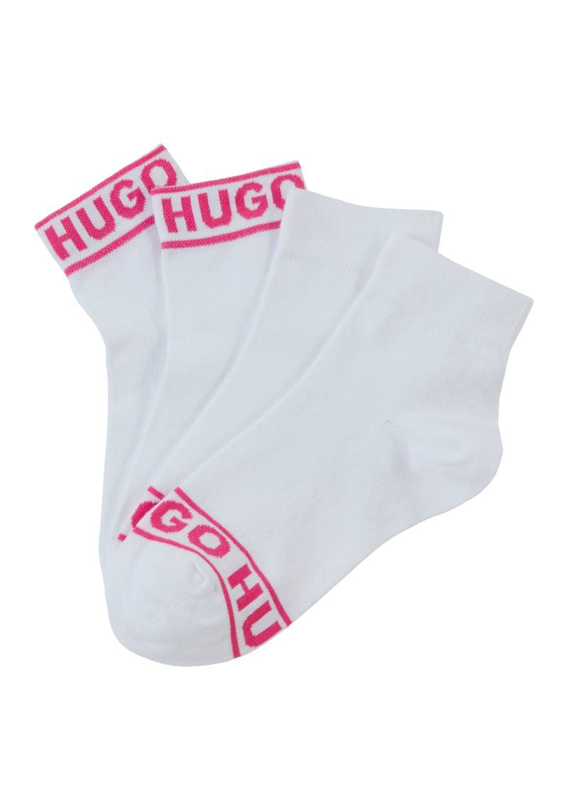 HUGO Underwear Freizeitsocken »2P SH LOGO CC W«, (Set, 2 Paar, 2er), mit Logobund von HUGO Underwear