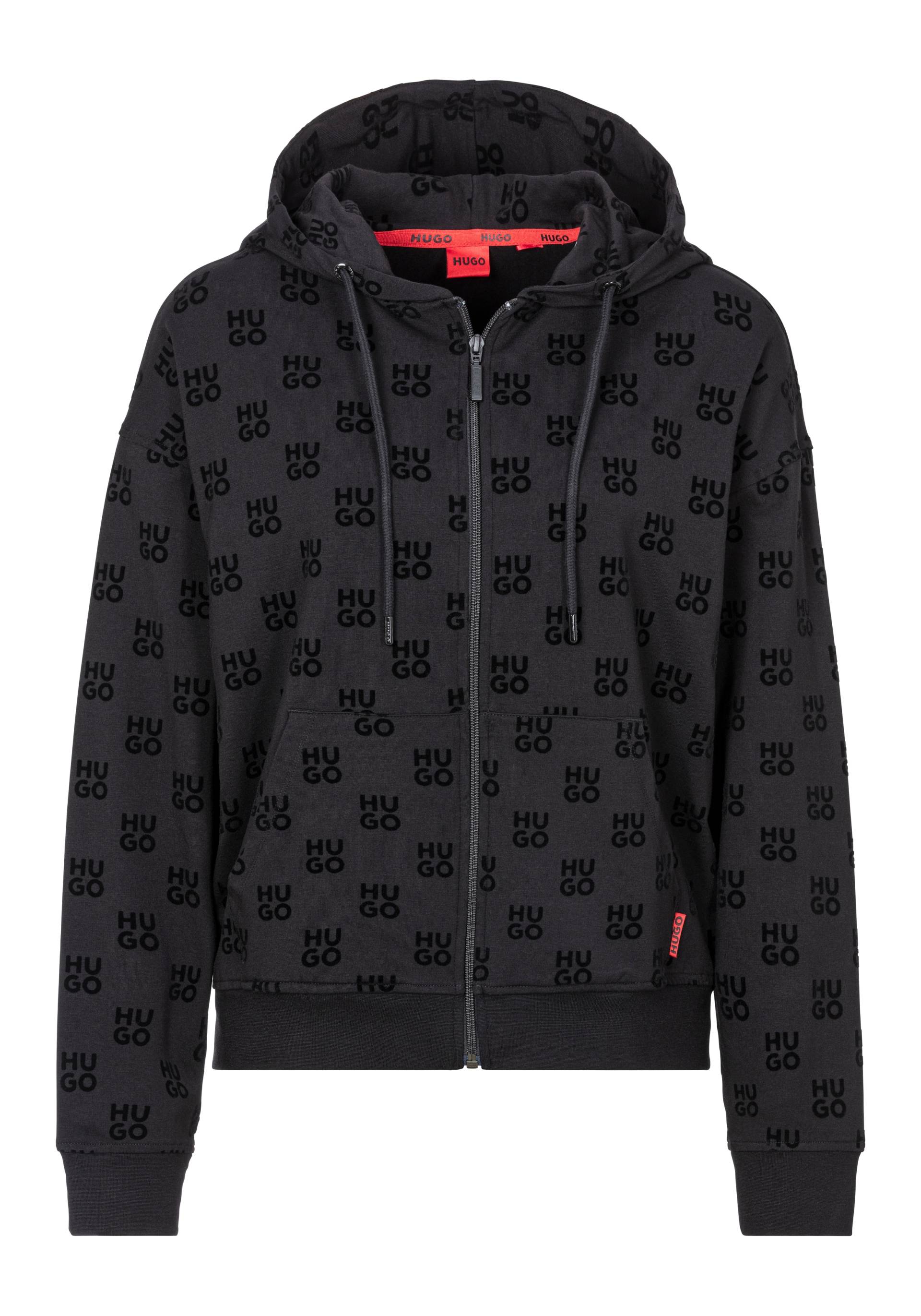 HUGO Underwear Kapuzensweatjacke »FLOKKI_HODDED«, mit Allover Flock-Print HUGO Underwear Kapuzensweatjacke »FLOKKI_HODDED«, mit Allover Flock-Print von HUGO Underwear