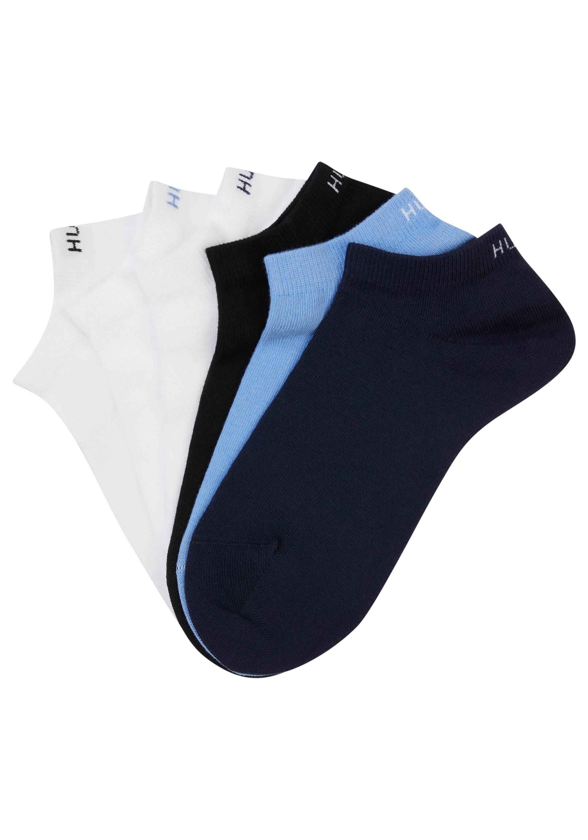 HUGO Underwear Sneakersocken »Socken 6P AS UNI CC W 10«, (6 Paar), mit Markenschriftzug am Bündchen von HUGO Underwear