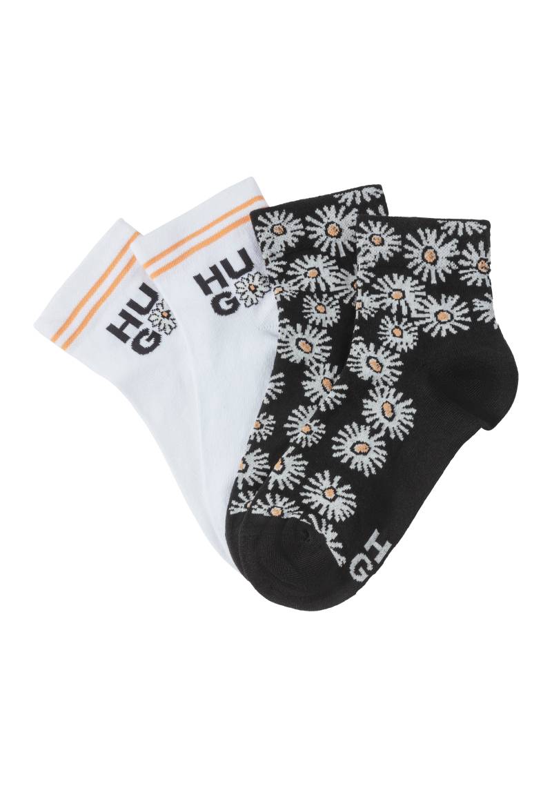HUGO Underwear Socken »2P SH DAISY CC W«, (Packung, 2 Paar, 2er Pack), mit Blumenmotiv von HUGO Underwear