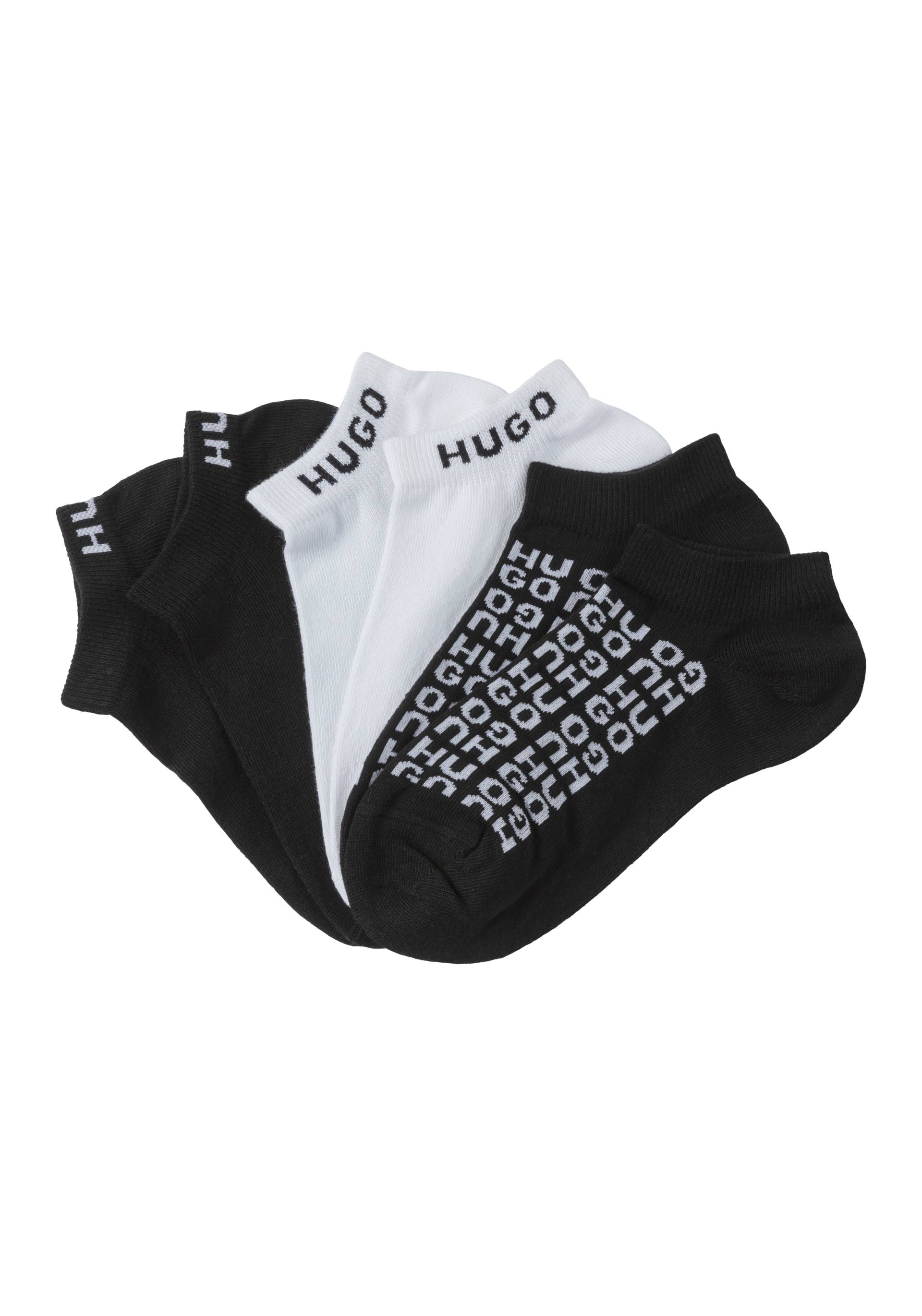 HUGO Underwear Socken »3P AS AO LOGO CC«, (Packung, 3 Paar, 3er Pack), mit kontrastfarbenen Logoschriftzug von HUGO Underwear