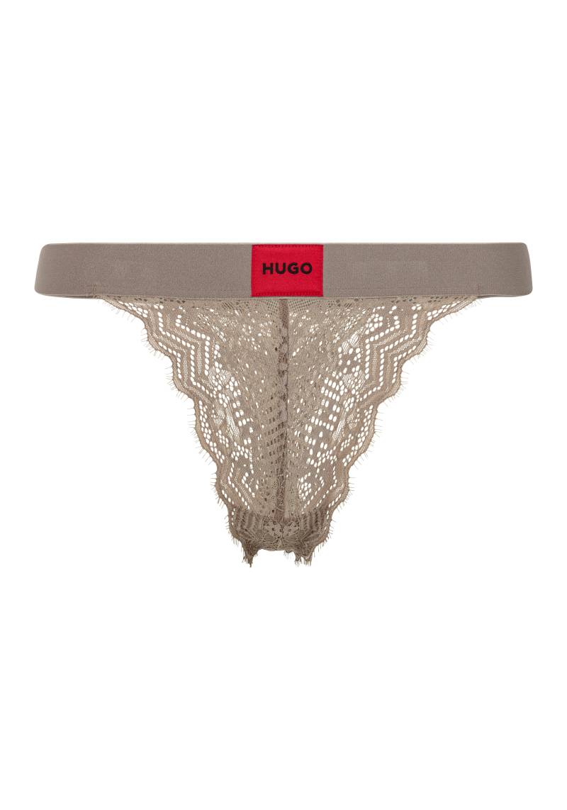 HUGO Underwear String »STRING RL LACE«, mit Logoschriftzug auf dem Bund von HUGO Underwear