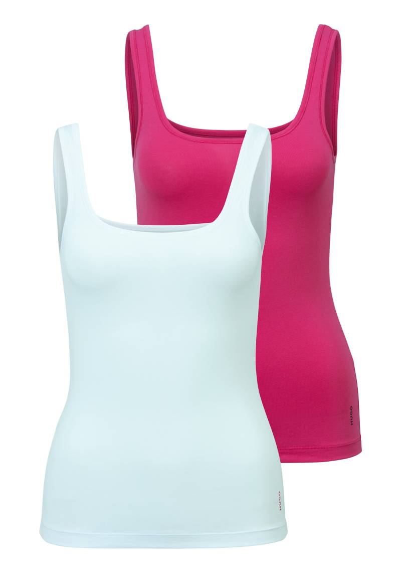 HUGO Underwear Tanktop »TWIN VEST«, (Packung, 2er-Pack), mit vertikalem Logoprint von HUGO Underwear