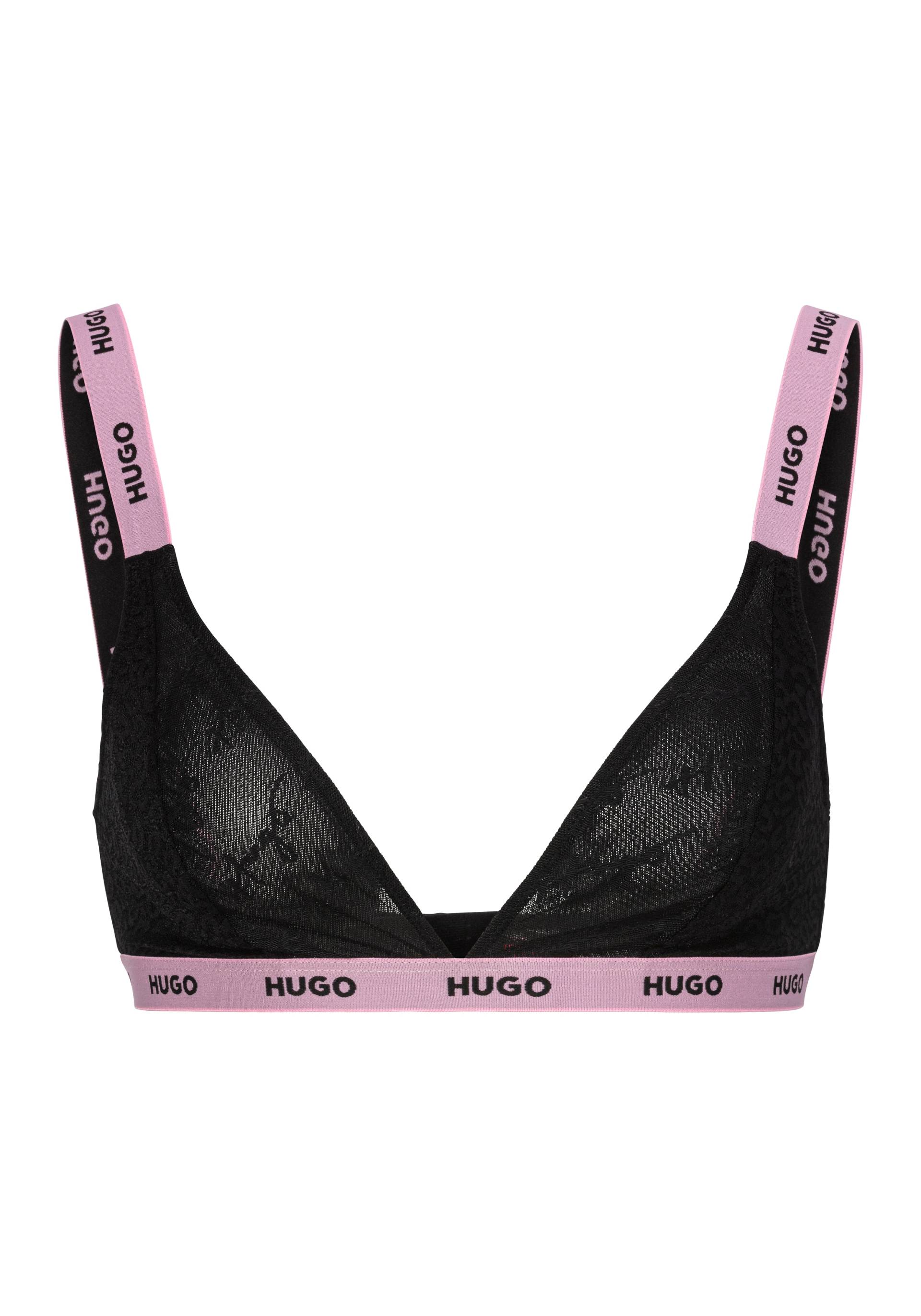 HUGO Underwear Triangel-BH »TRIANGLE SPORTY LACE«, mit Logobündchen von HUGO Underwear