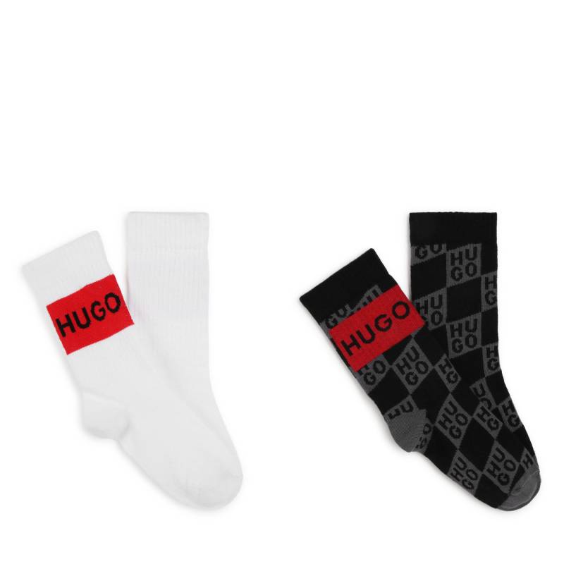 2er-Set hohe Kindersocken Hugo G00267 Bunt 2er-Set hohe Kindersocken Hugo G00267 Bunt von HUGO