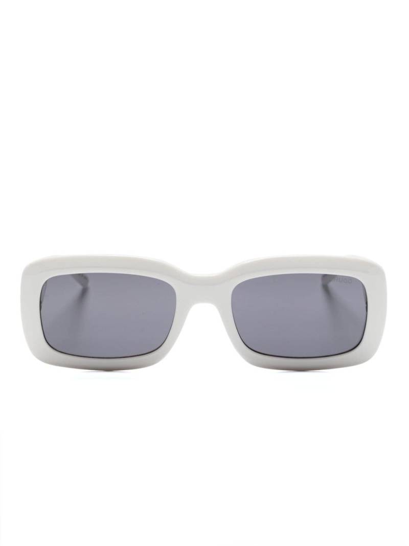 HUGO 1281/S rectangle-frame sunglasses - White von HUGO