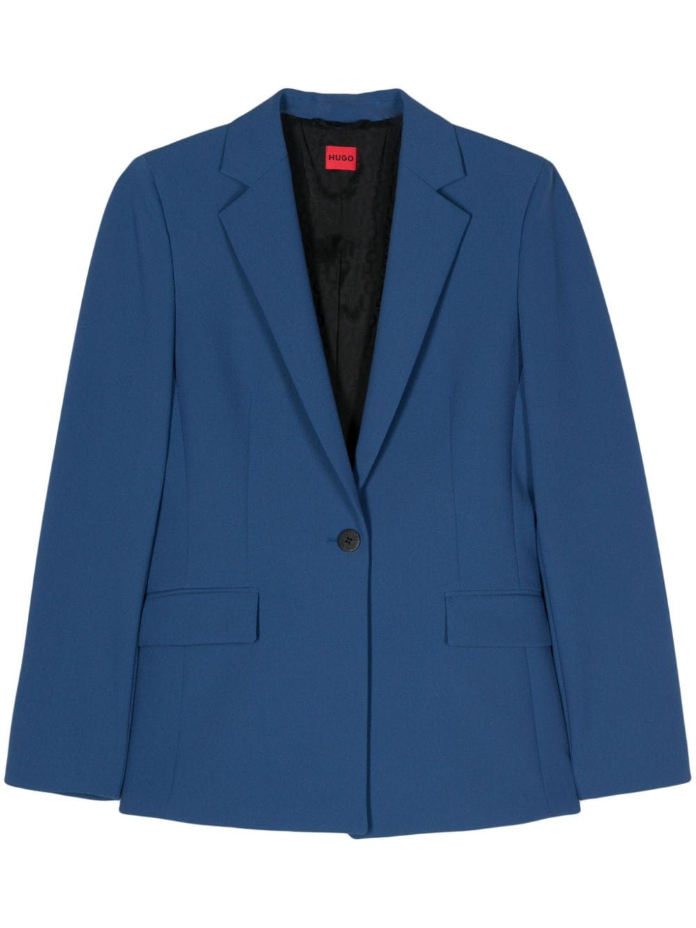 HUGO Atana single-breasted blazer - Blue von HUGO