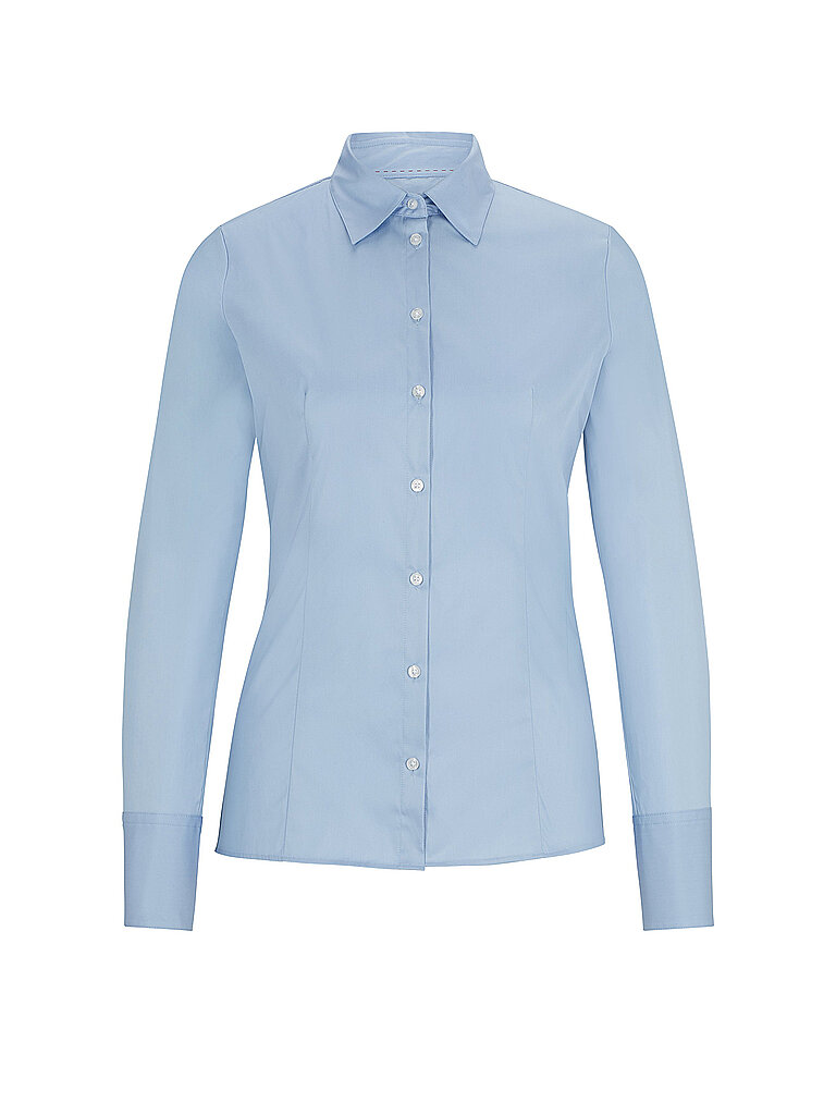 HUGO Bluse Slim Fit hellblau | 36 HUGO Bluse Slim Fit hellblau | 36 von HUGO