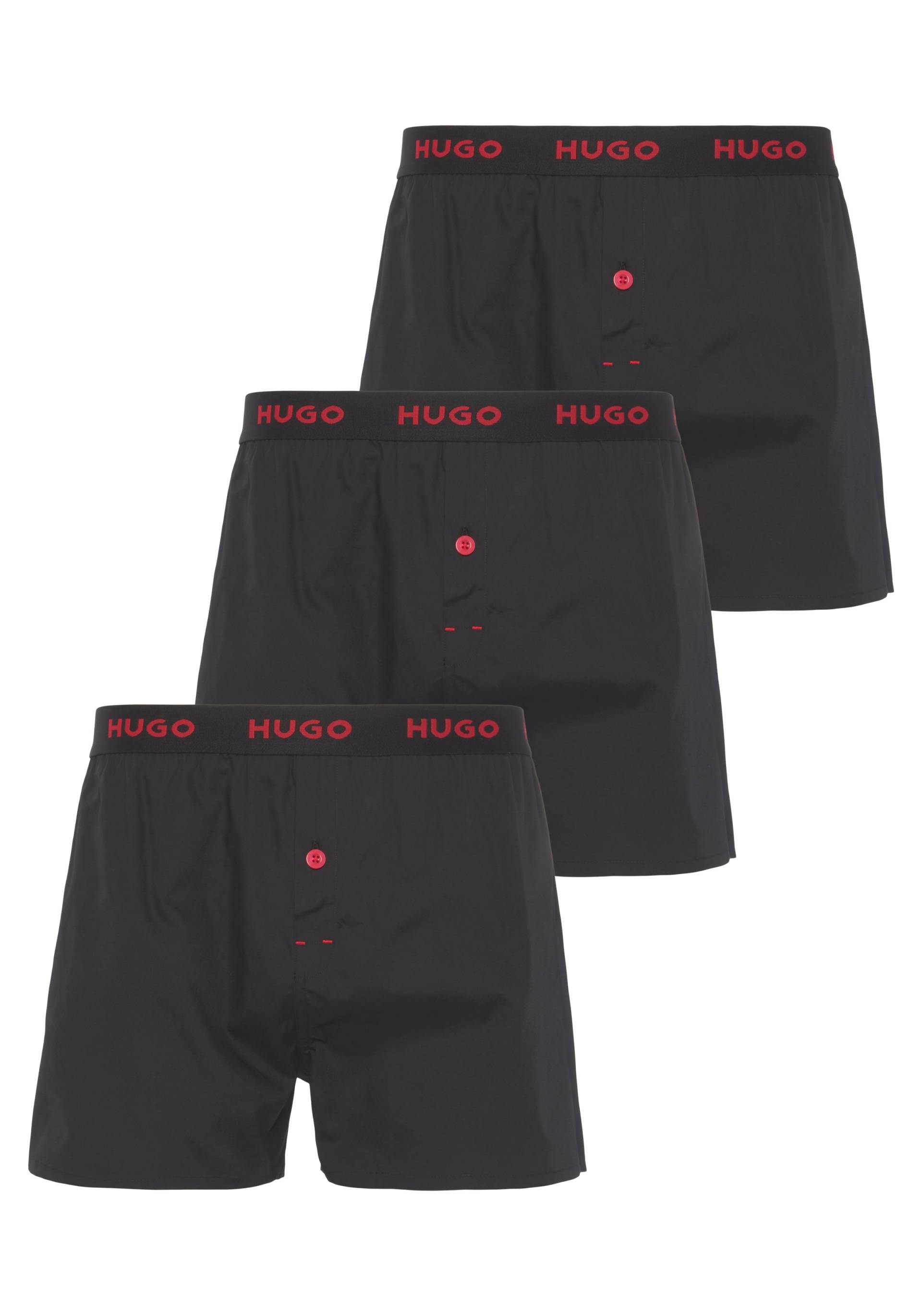 HUGO Underwear Boxershorts »WOVEN BOXER TRIPLET«, (Packung, 3 St., 3er) von HUGO Underwear