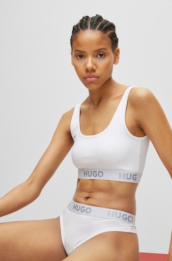 HUGO Underwear Bralette-BH »BRALETTE SPORTY LOGO«, mit elastischem Bund von HUGO Underwear