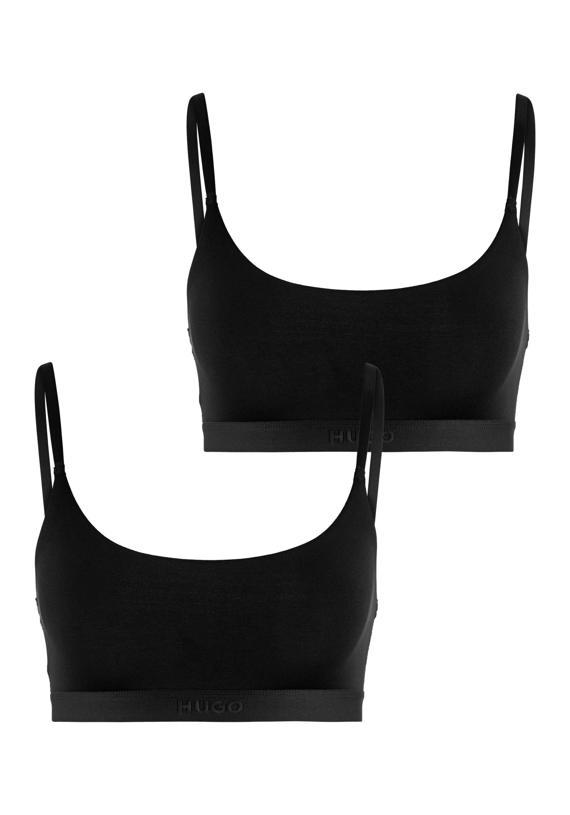 HUGO Underwear Bralette-BH »TWIN BRALETTE PURE«, (Packung, 2 tlg., 2er-Pack) von HUGO Underwear