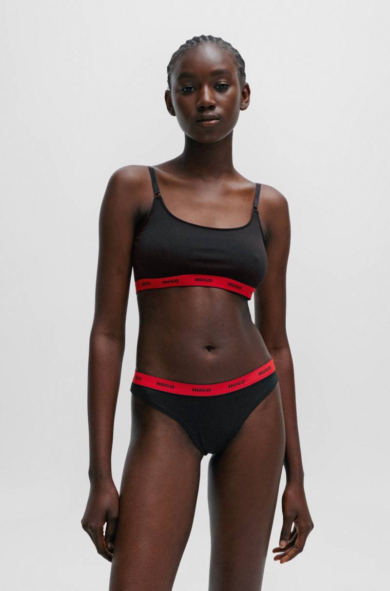 HUGO Underwear Bralette-BH »TWIN BRALETTE STRIPE«, mit elastischem Bund von HUGO Underwear