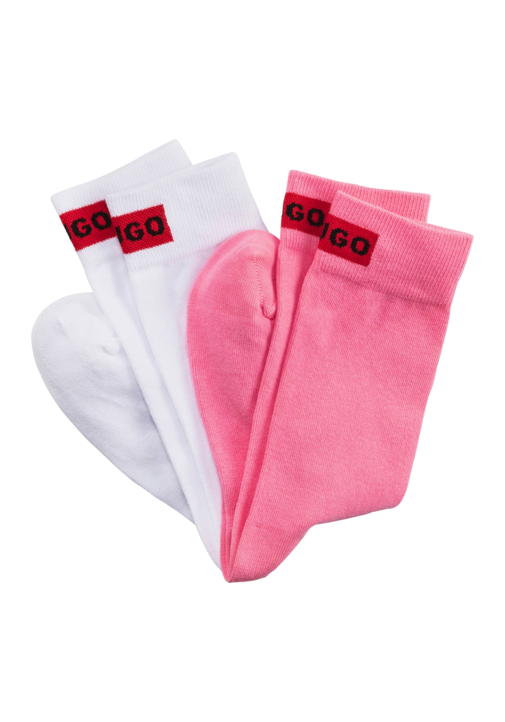 HUGO Businesssocken »2P RS LABEL CC W«, (Packung, 2 Paar, 2er) von HUGO