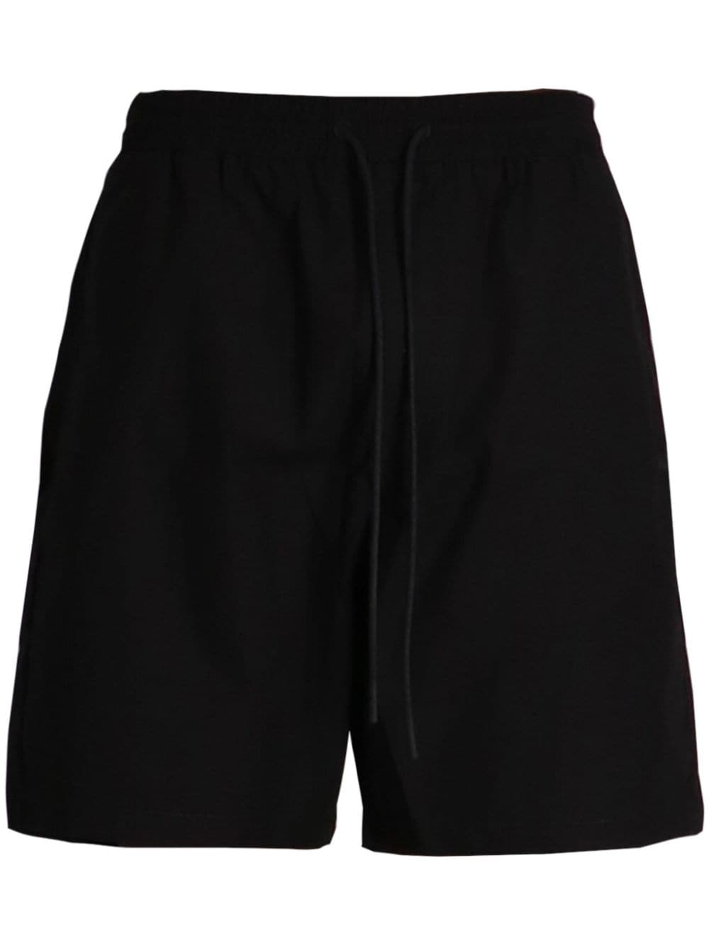 HUGO Dan drawstring cotton shorts - Black von HUGO